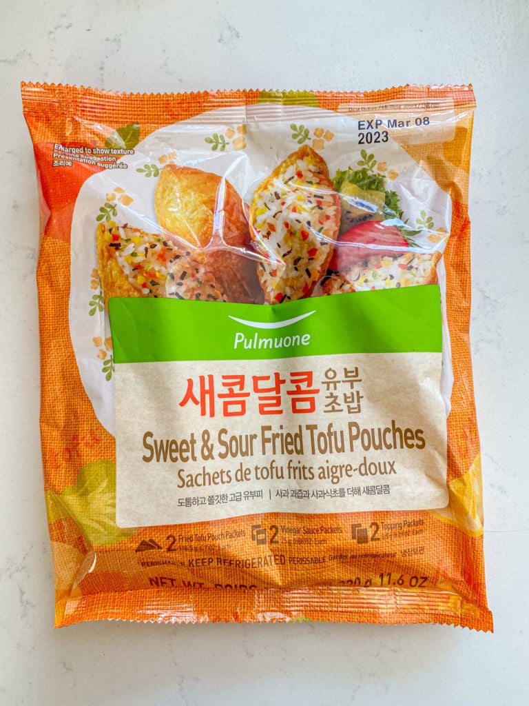 A pack of inari tofu.