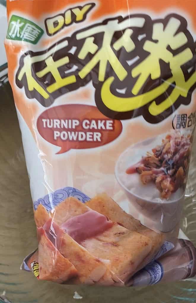 bag of turnip cake powder
