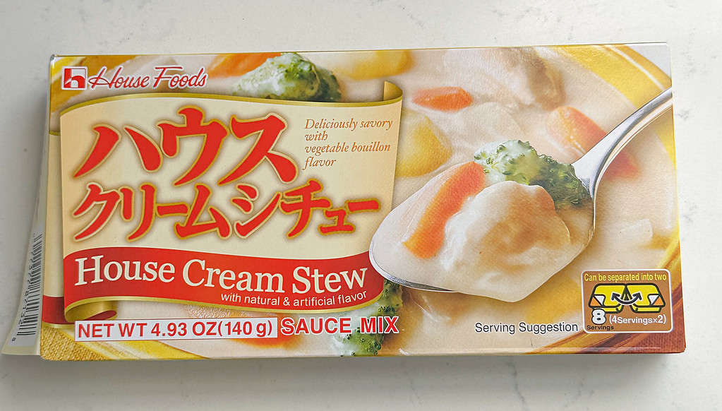 Box of Japanese house cream stew.