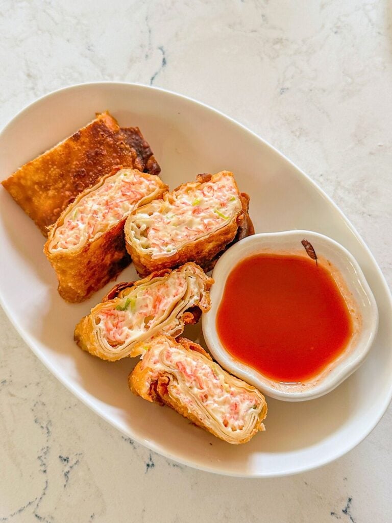 Cream Cheese Crab Rangoon Burrito - Cook With Dana